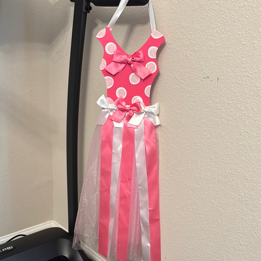 Pink and White Kids Bows holder